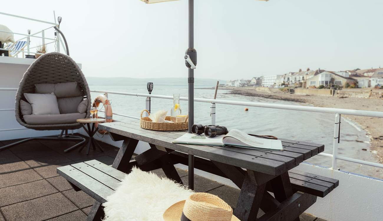 The most relaxing spot to dine al fresco. 