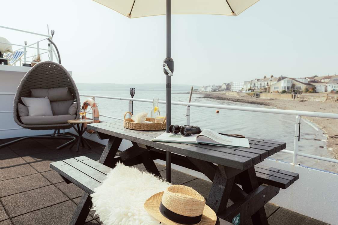 The most relaxing spot to dine al fresco.