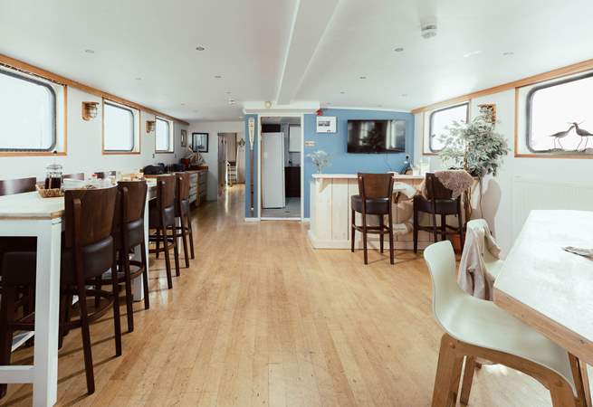 The dining-area offers plenty of space for those all-important family meal times.