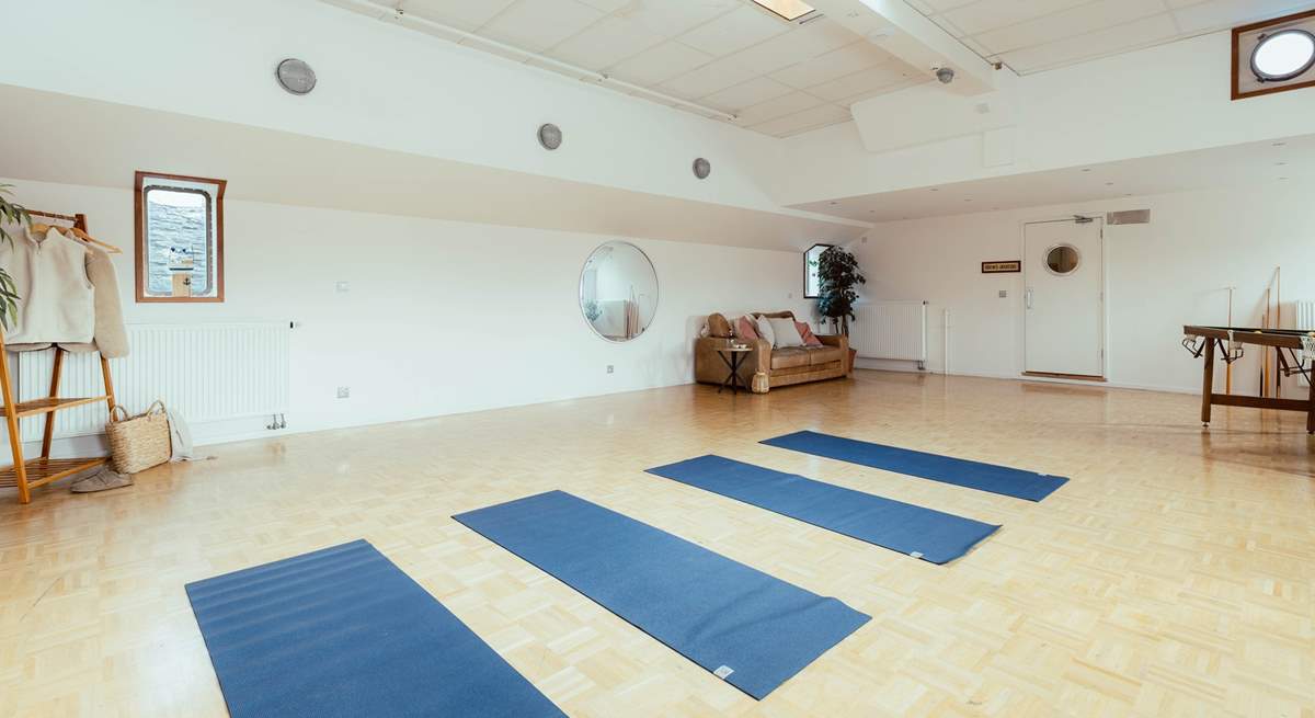 The bright and airy studio is the perfect hosting space.