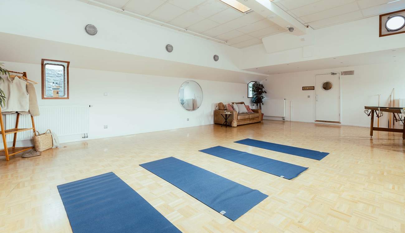 The bright and airy studio is the perfect hosting space.