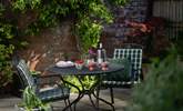 Al fresco dining on the rear patio. - Thumbnail Image