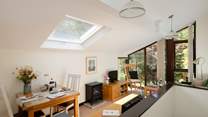 The sitting-room with dining-area.