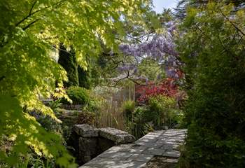Beautiful gardens to explore.