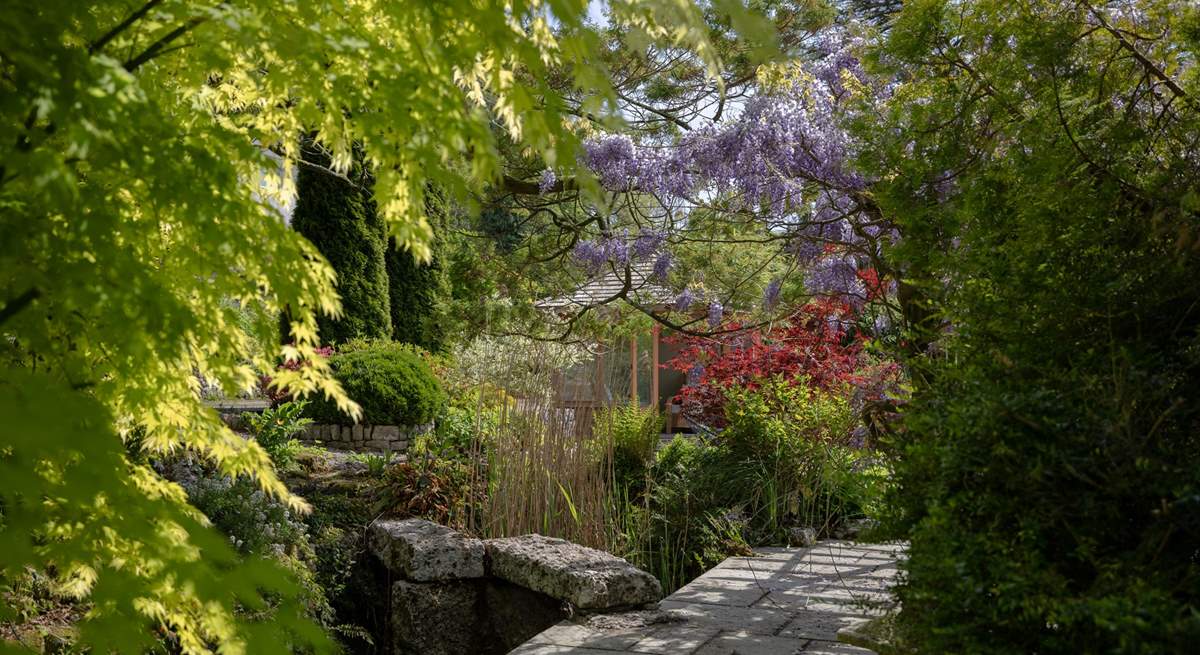 Beautiful gardens to explore.