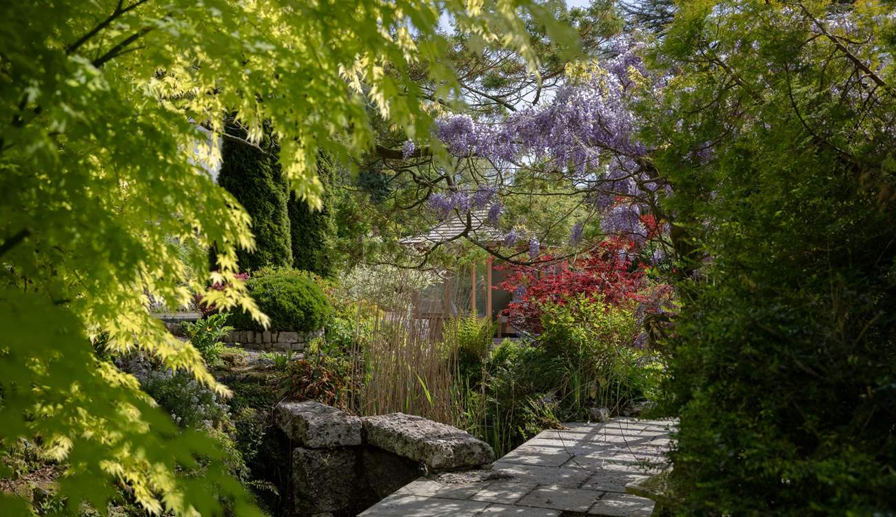 Beautiful gardens to explore.