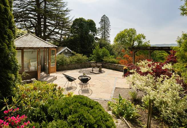 With its beautiful gardens for you to enjoy.