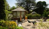 Front patio and summer-house. - Thumbnail Image