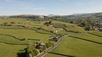 View of the Yorkshire Dales near Settle.