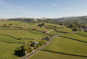 View of the Yorkshire Dales near Settle.