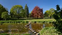 The stepping stones at Gargrave near Skipton.
