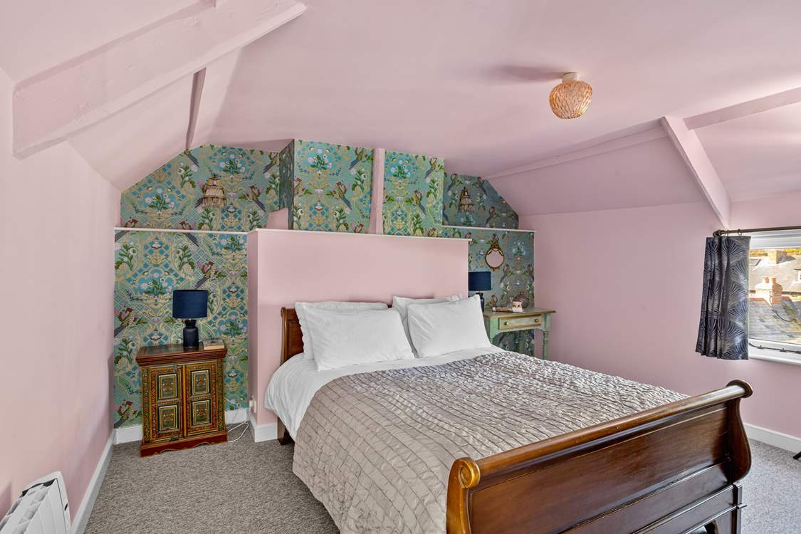 There's a choice of three bedrooms to delight.