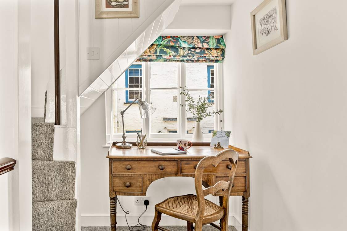 Should you need to catch up with some work, pull up a pew at the desk on the first floor landing.