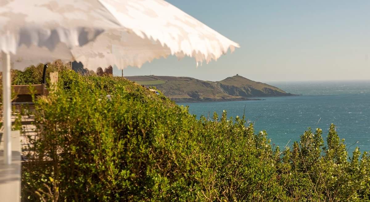 Views across the water to Rame Head. 