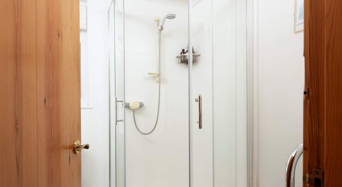 Start the day with a refreshing shower.