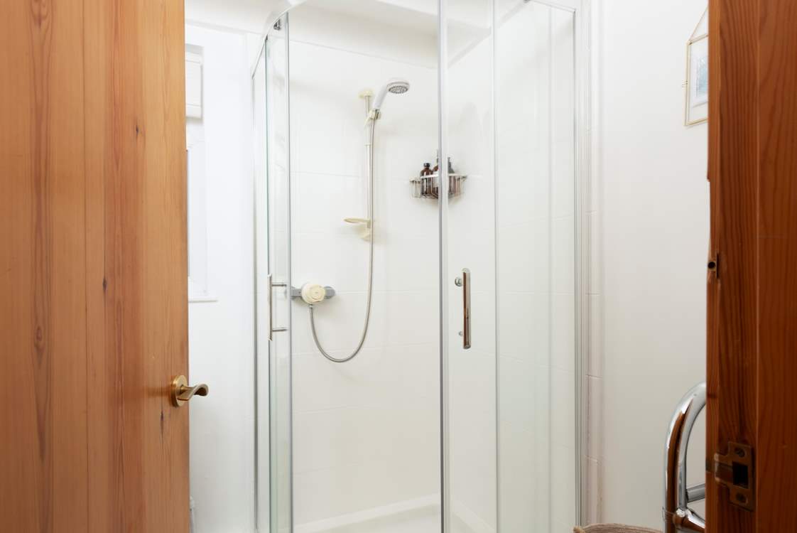 Start the day with a refreshing shower.