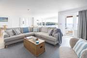 Beautifully decorated to match the pastel shades of the seascape views.