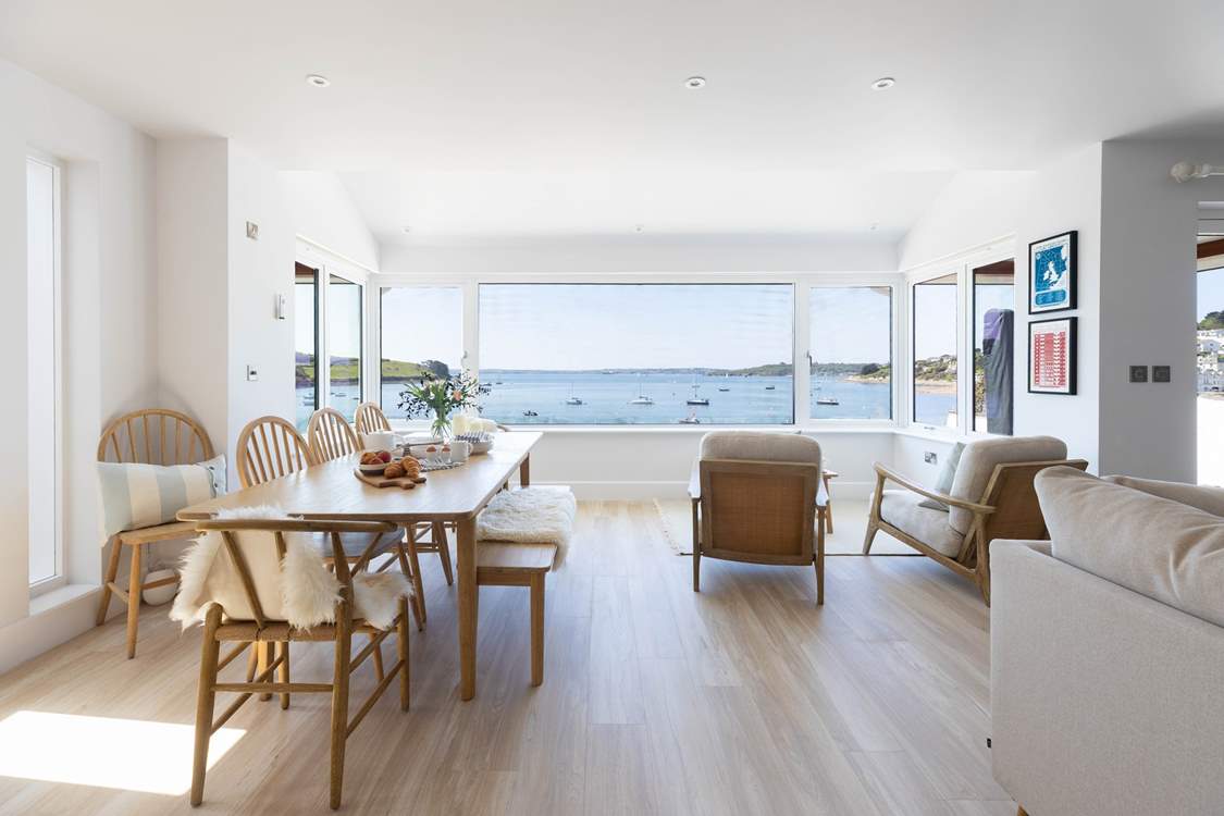 The open plan living space is perfect for sociable holidays.
