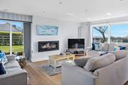 The coastal theme complements your surroundings.