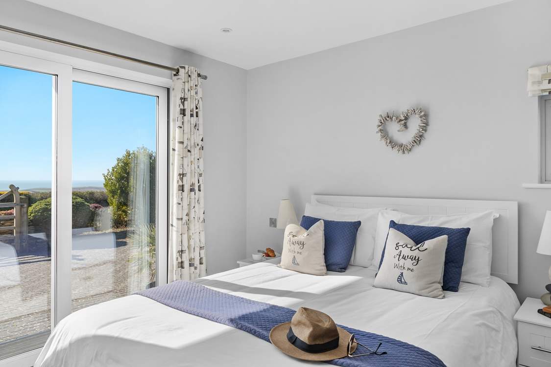 With patio doors to the front of the house bedroom 1 is a lovely bright and airy room on the ground floor.