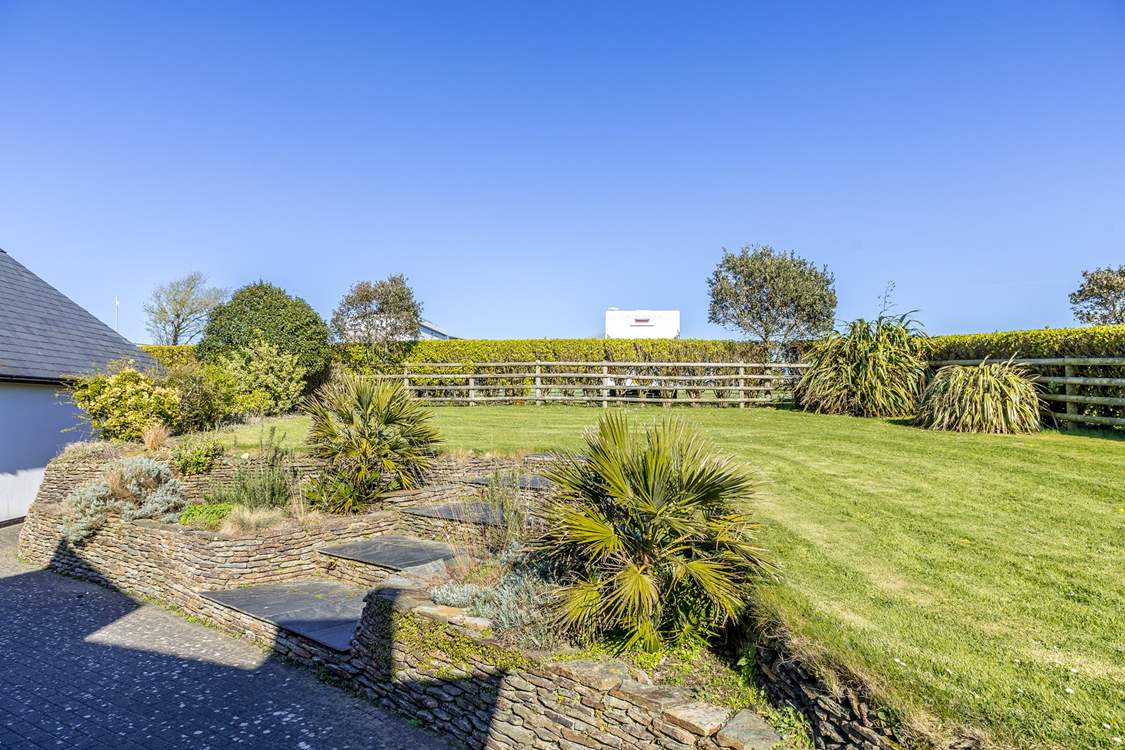 The younger members will enjoy letting off steam in the enclosed garden.