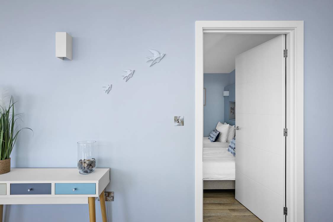 Peeking into bedroom 2.