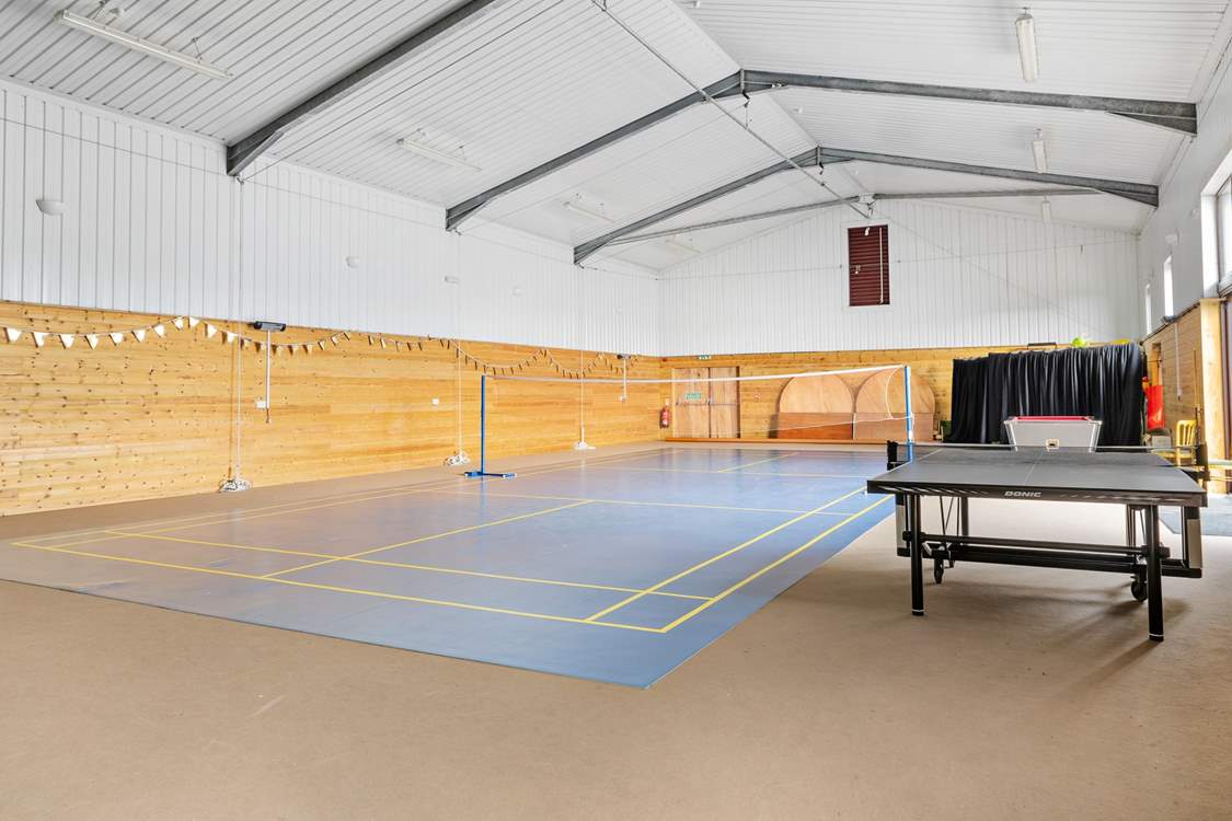 Badminton, table-tennis and the perfect hangout for the family.