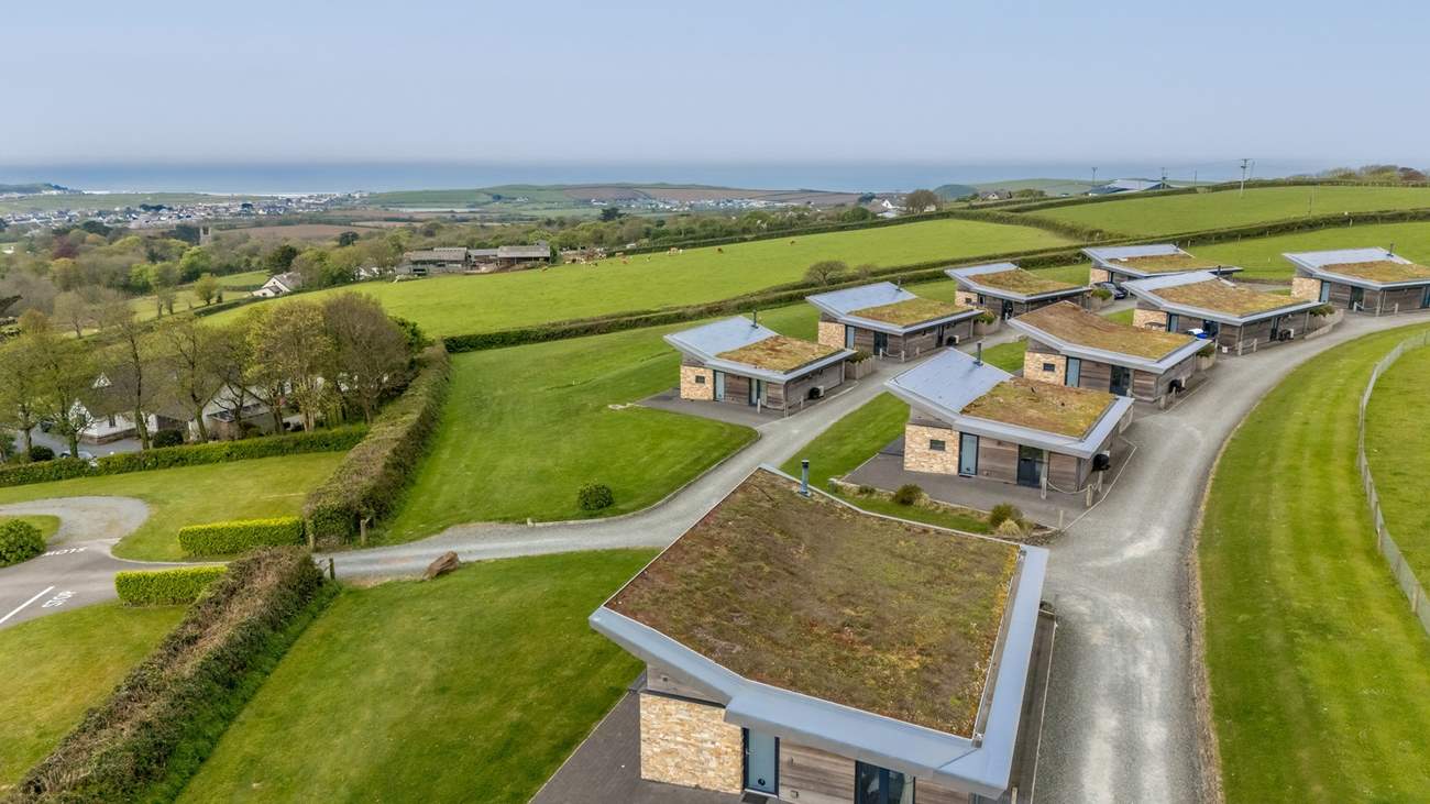 Trebarwith is the lodge closest in this picture.