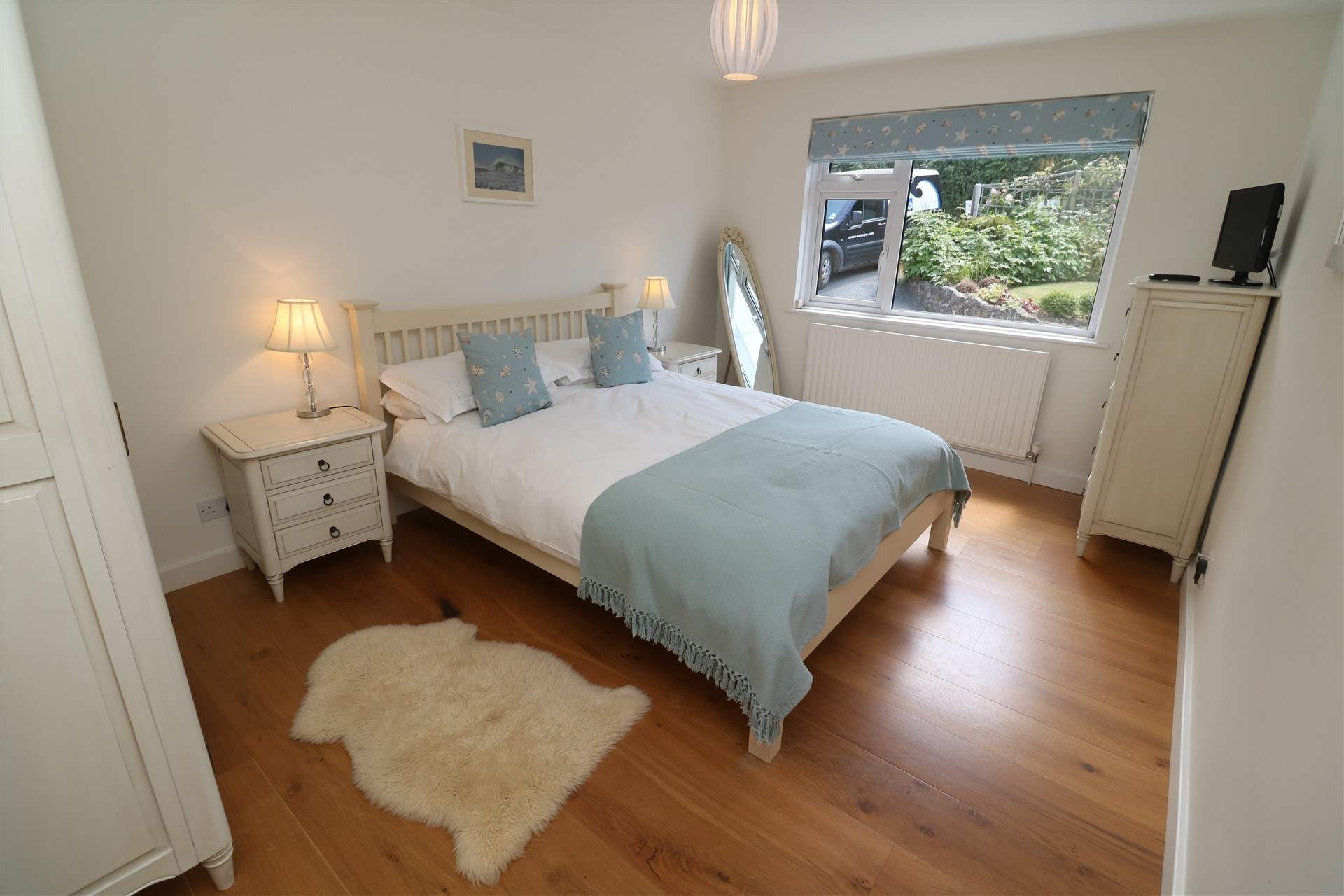 The bedrooms are cosy and welcoming. 