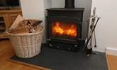 The wood-burner will keep you cosy. - Thumbnail Image