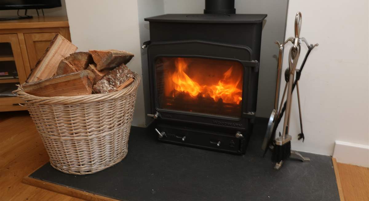 The wood-burner will keep you cosy.