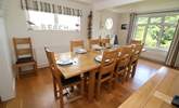 There's room for everyone in the separate dining-room. - Thumbnail Image