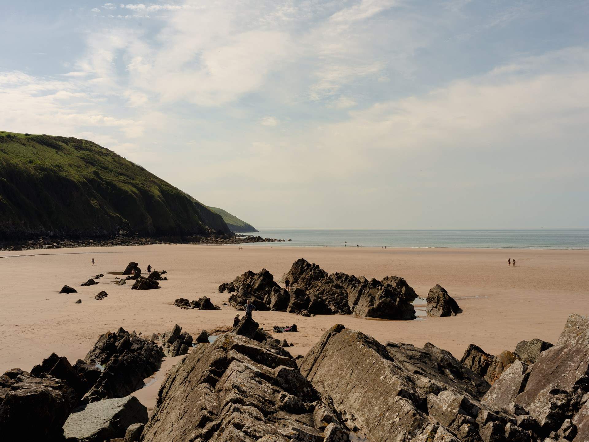 Families will enjoy miles of sandy beach here. 