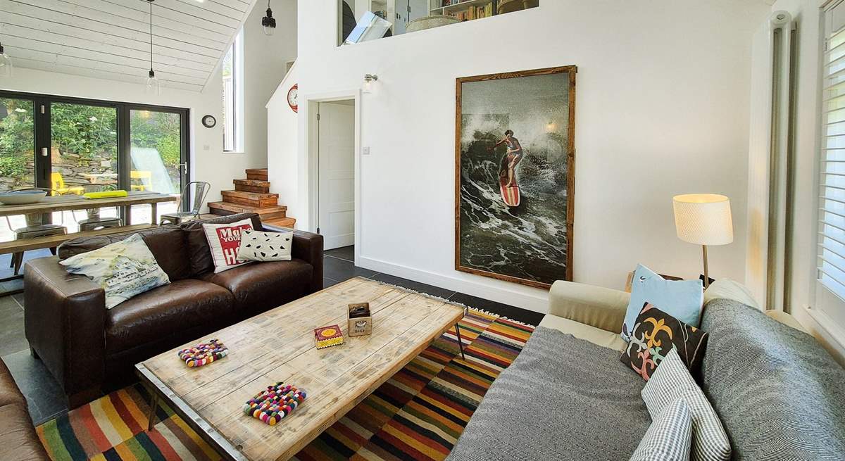 Chill out on the cosy sofas after a busy beach day. 