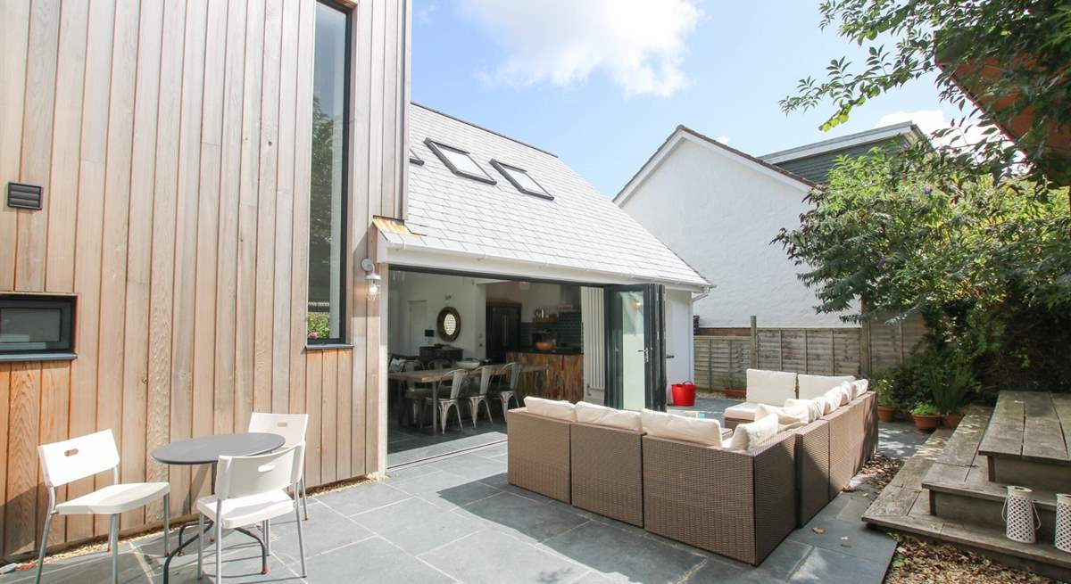 From dawn until dusk sit and enjoy the peaceful outside space. 