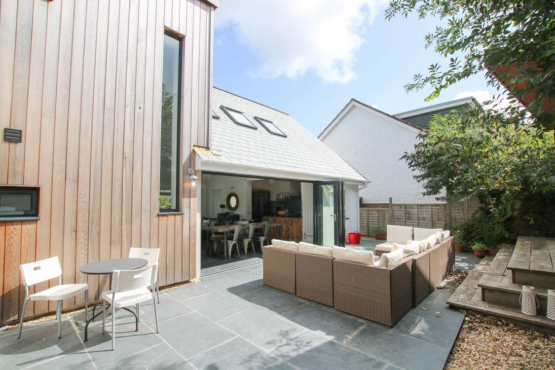 From dawn until dusk sit and enjoy the peaceful outside space.
