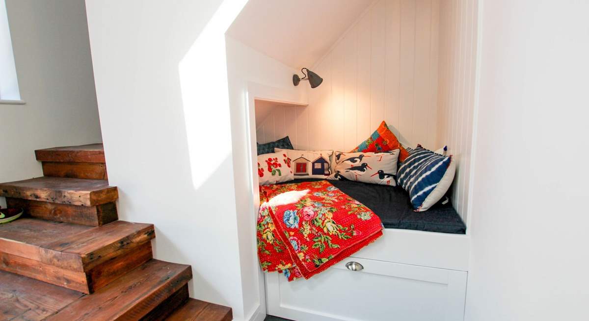 This quirky corner is ideal for a quiet read. 