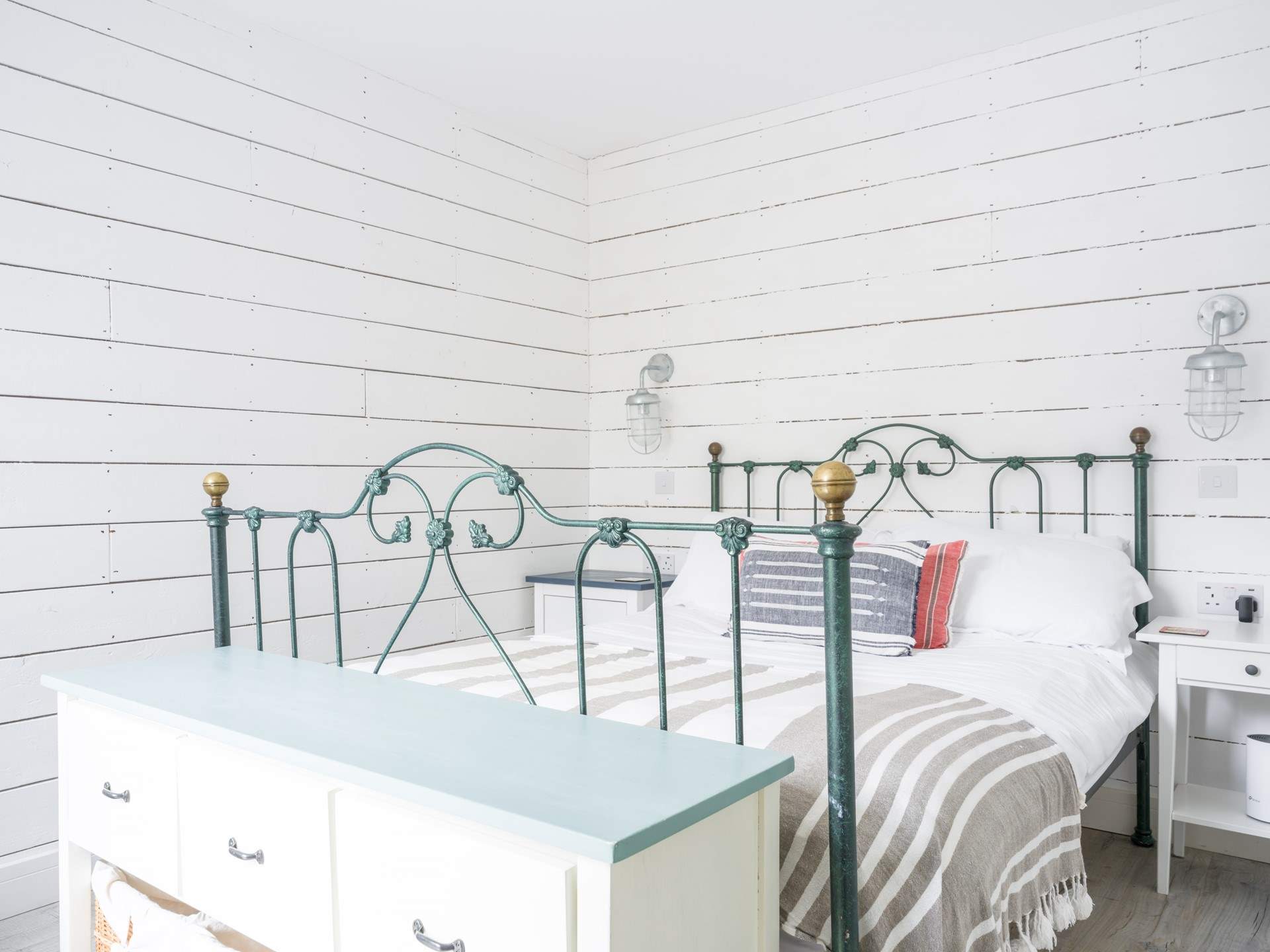 A room that feels like a true beach hut retreat.