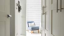 Move on to discover yet another double bedroom with en suite shower and patio doors to the back garden.