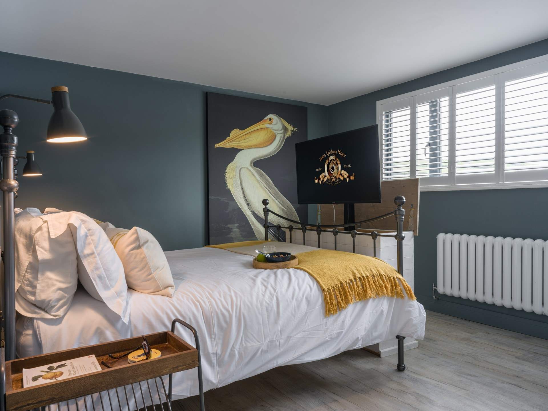 This beautiful ensuite bedroom can be found on the first floor.