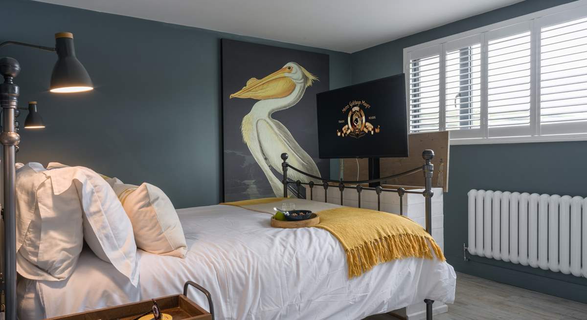 This beautiful ensuite bedroom can be found on the first floor.