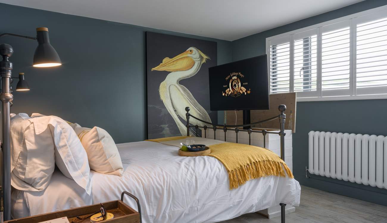 This beautiful en suite bedroom can be found on the first floor.