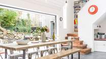 The space and light delights throughout.