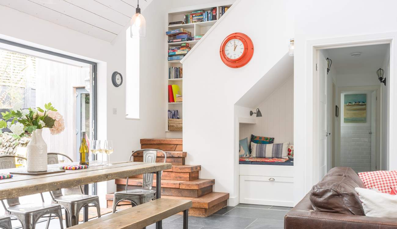 Head back down stairs and along the hallway to find the other three bedrooms.
