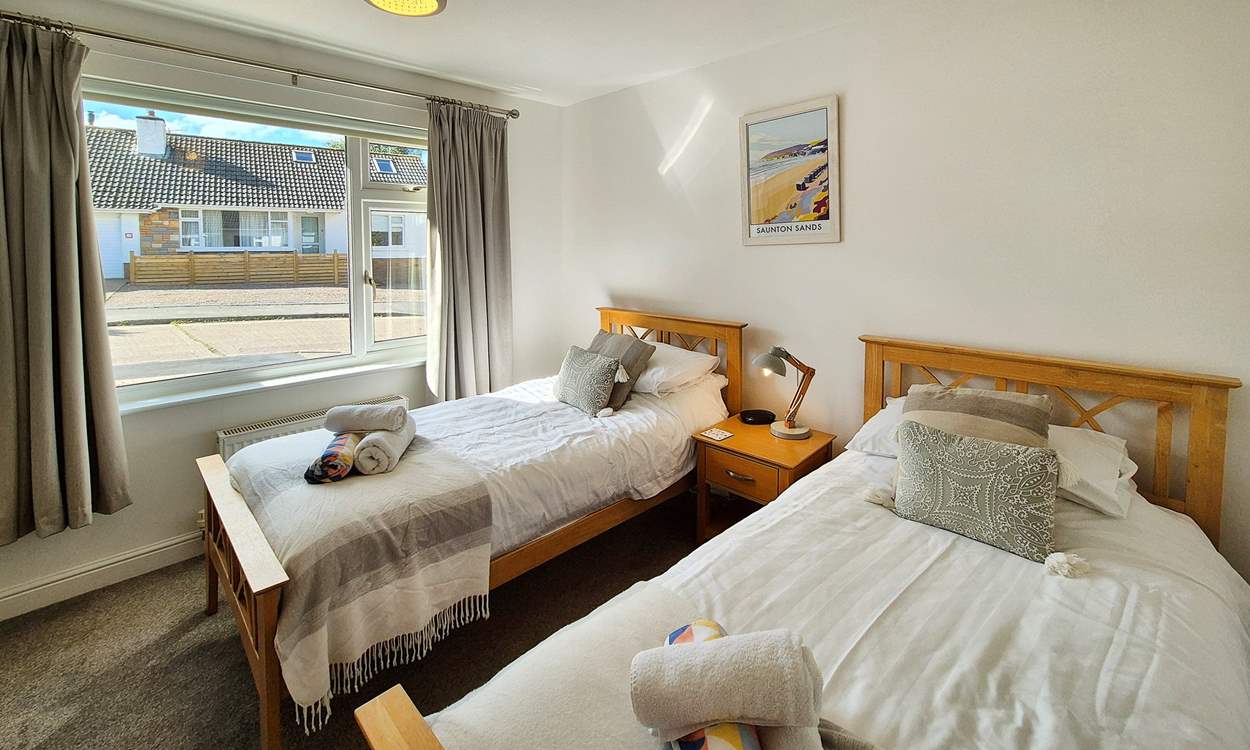 The twin bedroom.