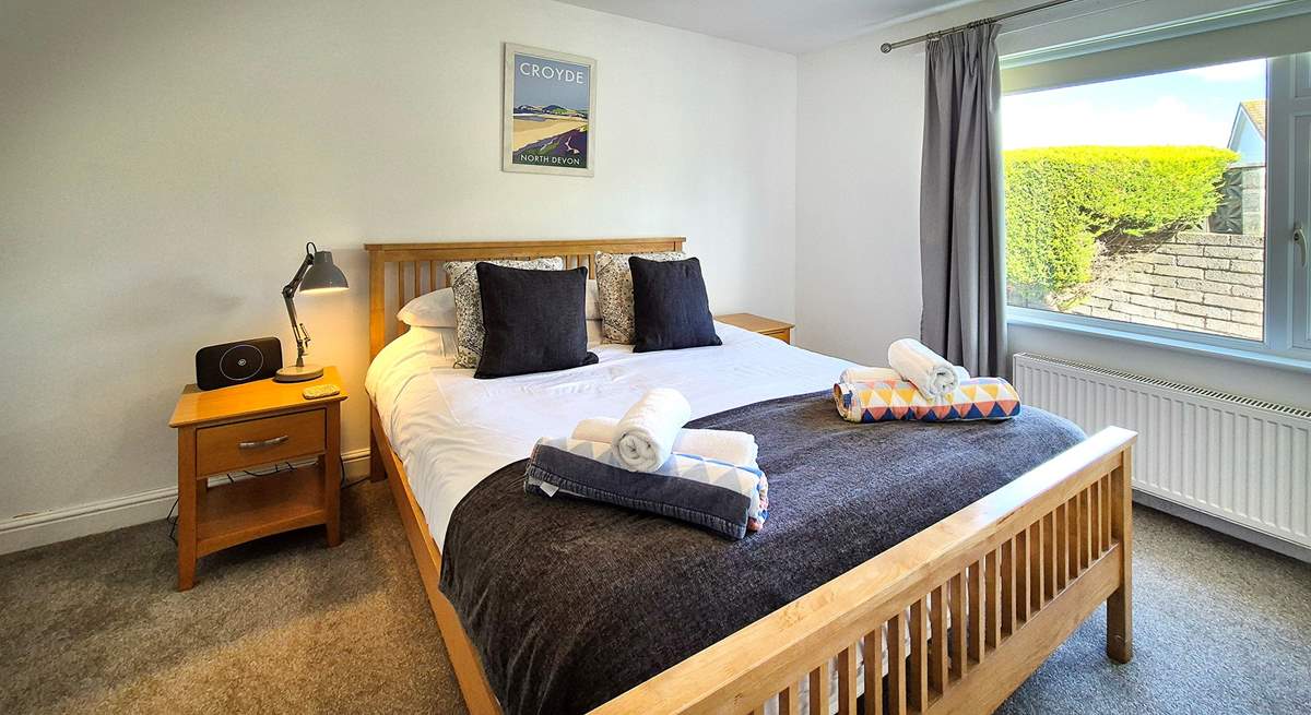 A double room, with en suite shower-room too. 