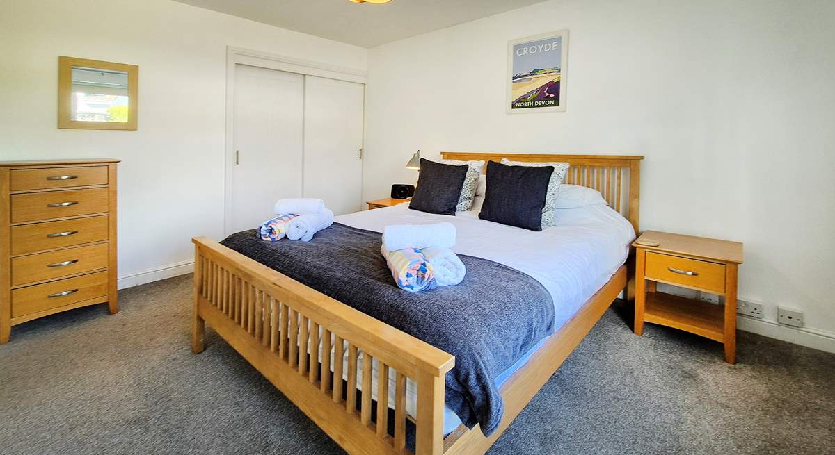The bedrooms are perfect for a restful night. 