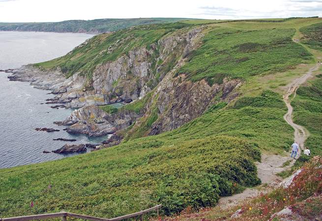 Walkers will love exploring miles of coast path.