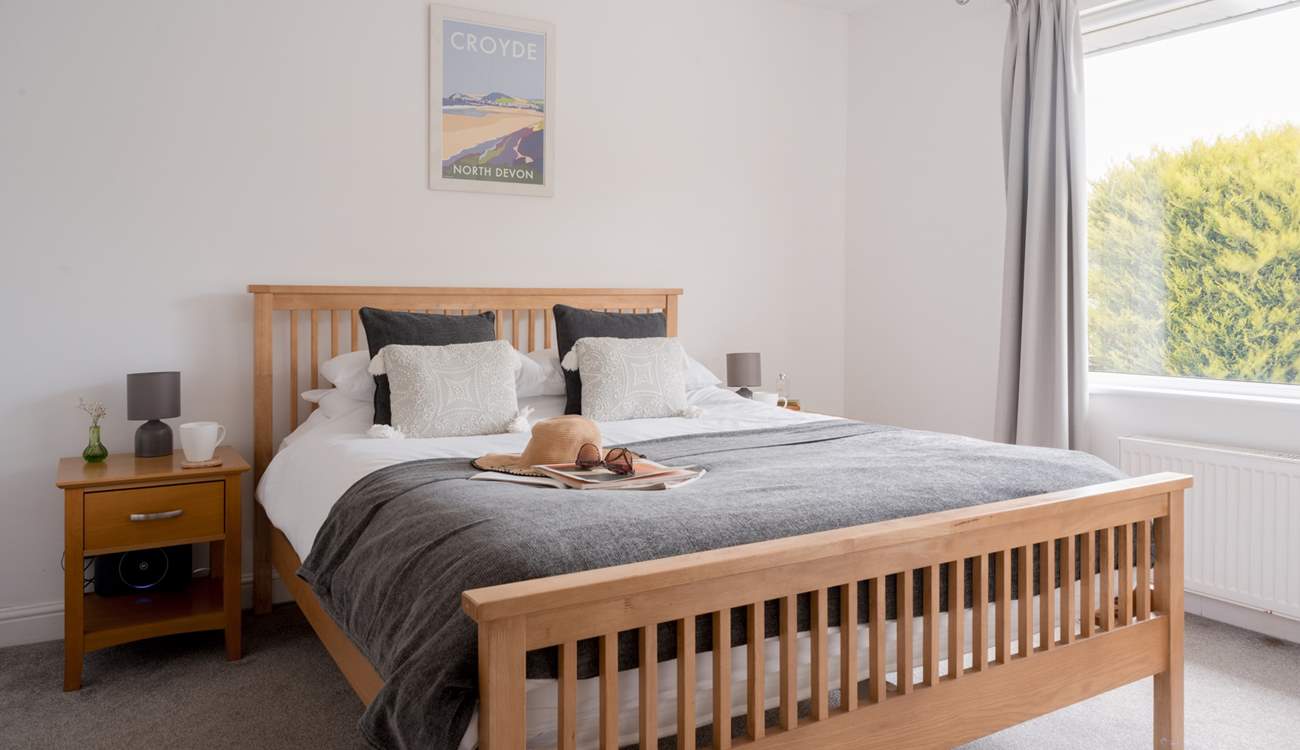 The bedrooms are perfect for a restful night. 