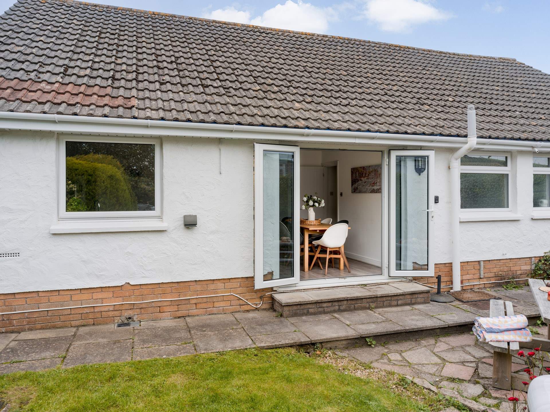 Step outside and enjoy the garden. 